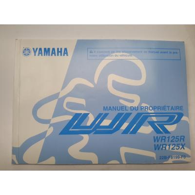 Manuel du propriétaire YAMAHA WR125R/X   22BF8199F0