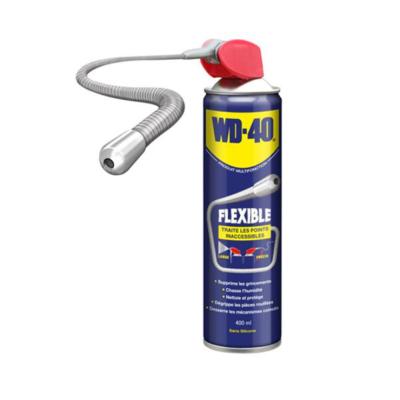 HUILE / LUBRIFIANT MULTIFONCTION WD40 400ML FLEXIBLE (AEROSOL)