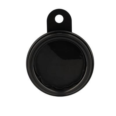 SUPPORT / PORTE VIGNETTE ASSURANCE BLACKWAY ACIER NOIR (ROND)