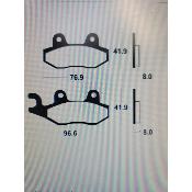 Plaquettes de frein TECNIUM Performance métal fritté - MR111