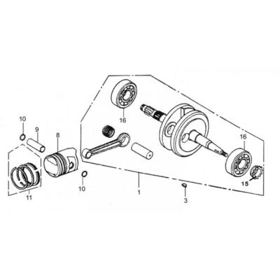 CLIPS PISTON 50 FIFTY MASH