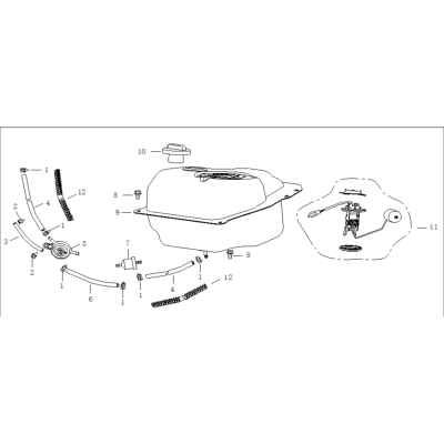 Filtre à essence ORCAL 50 CAVARO E4