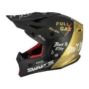 Casque SWAPS Cross BLUR S818 FULLGAZ NOIR/OR TS