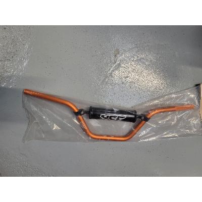 GUIDON ALU YCF (MOUSSE ET PVC COMPRIS) ORANGE pontet 22.2mm