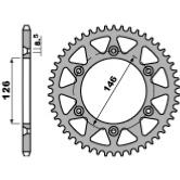 Couronne PBR 47 dents acier standard pas 520 type 808